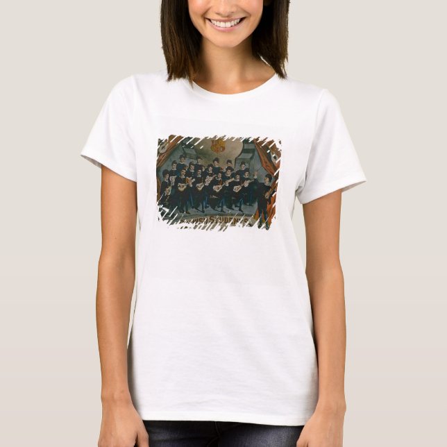 T-shirt 'Etudiants espagnols, Université de Madrid' (coule (Devant)