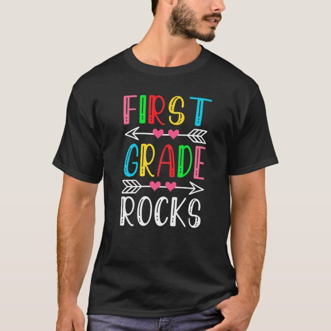 T-shirt Étudiants Et Enseignants De 1Ere Année À Sch (Devant)