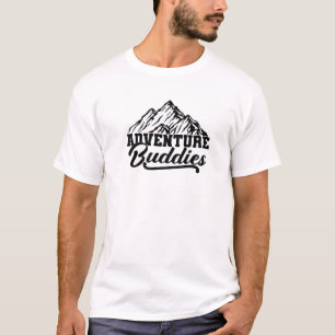 T-shirt Étudiants, Randonnée jumelé Camping Mountai