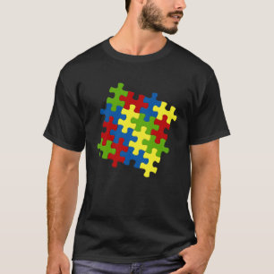 T-shirt Étui 2 pièces de puzzle en forme de pièces de puzz