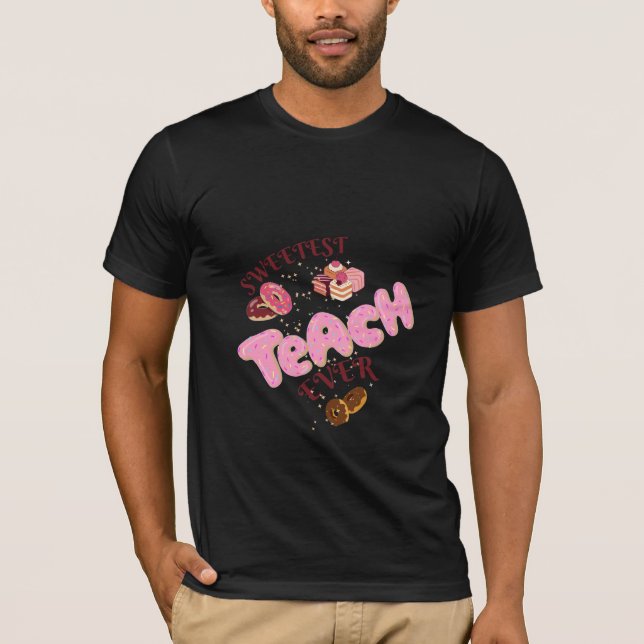 T-shirt Étui téléphone enseignant Donuts Mignon (Devant)