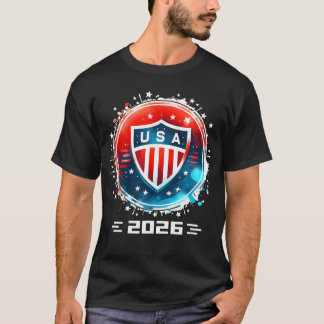T-shirt ÉUA 2026 Allez États-Unis Sport USAeam 2026 ÉUA fu