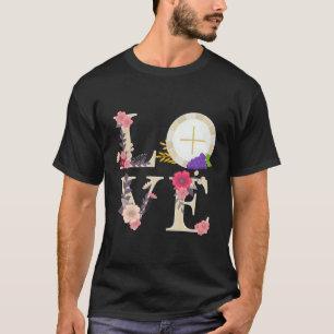 T-shirt Eucharistie Hôte Catholique 1ère Communion Sainte