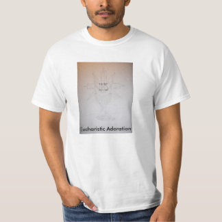 T-shirt eucharistique d'adoration