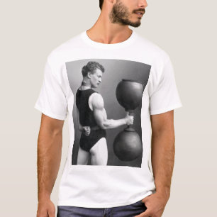 T-shirt Eugen Sandow Curling a Immense Dumbbell - Chemise