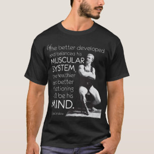 T-shirt Eugen Sandow - Force du corps - Force de l'esprit