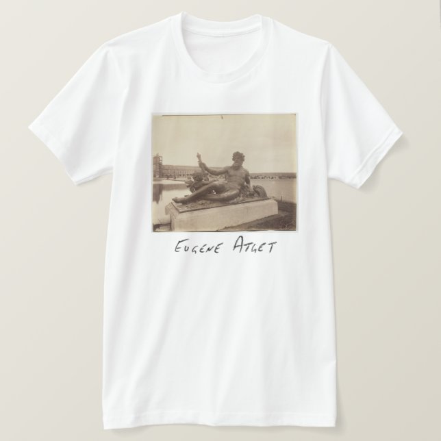 T-shirt Eugene Atget - Versailles (Design devant)