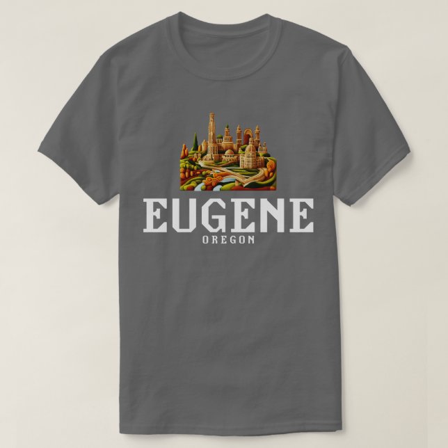 T-shirt Eugene Oregon (Design devant)