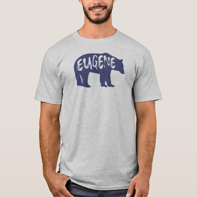 T-shirt Eugene Oregon Bear (Devant)