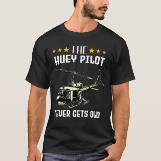 T-shirt Euh1 Huey Pilotes d'hélicoptère VietnamHuey pilote