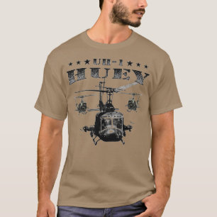 T-shirt Euh1    HueyHuey Hélicoptère Pilote Vietnam
