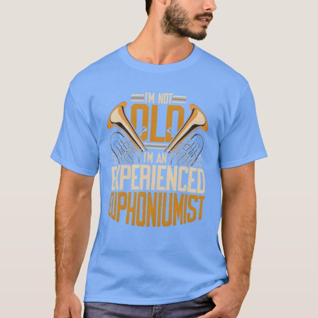 T-shirt Euphonium Euphoniumiste Je ne suis pas un vieil am (Devant)