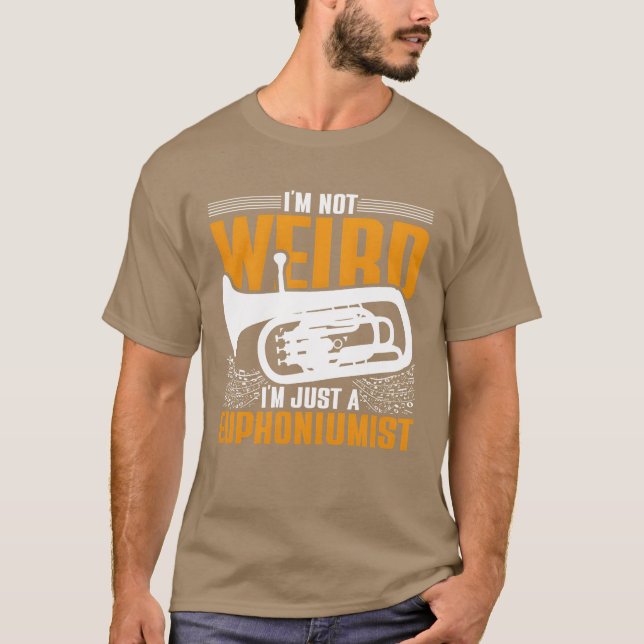 T-shirt Euphonium Je suis juste un ami euphoniumiste (Devant)