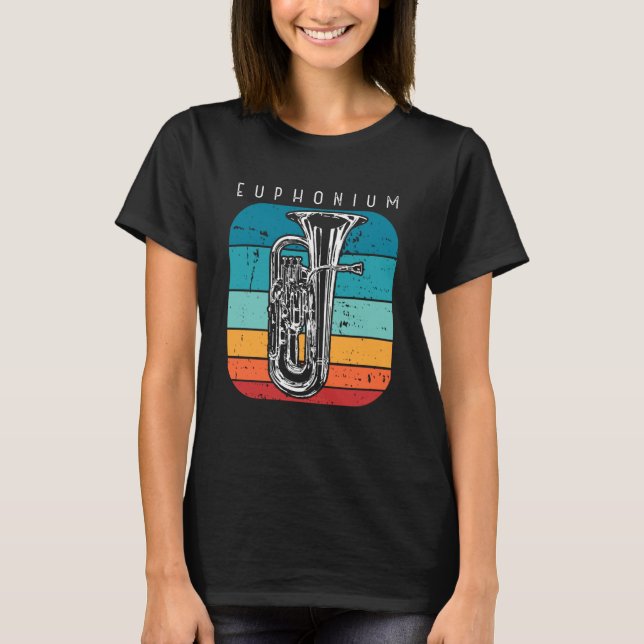 T-shirt Euphonium Music Musicien Baritone 1 (Devant)