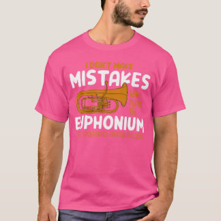 T-shirt Euphonium Player Funny Euphonist Music Gift Men Wo