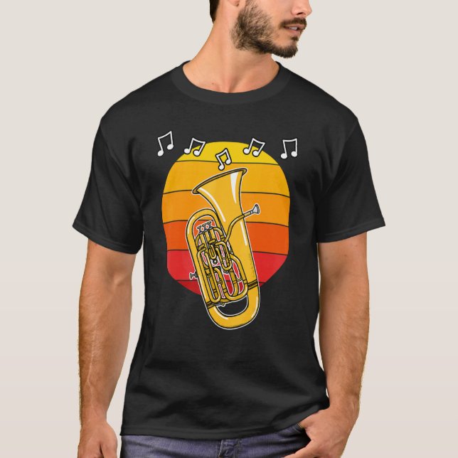 T-shirt Euphonium Summer Festival Brass Musicien (Devant)