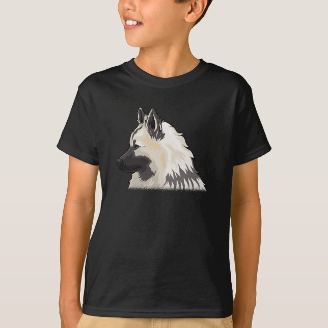 T-shirt Eurasier Head Chien eurasien (Devant)