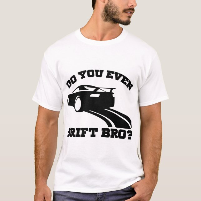 T-shirt Eurobeat Drifding Cars Racecar Funny (Devant)