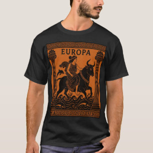 T-shirt Europa et le Taureau Art de la mythologie grecque