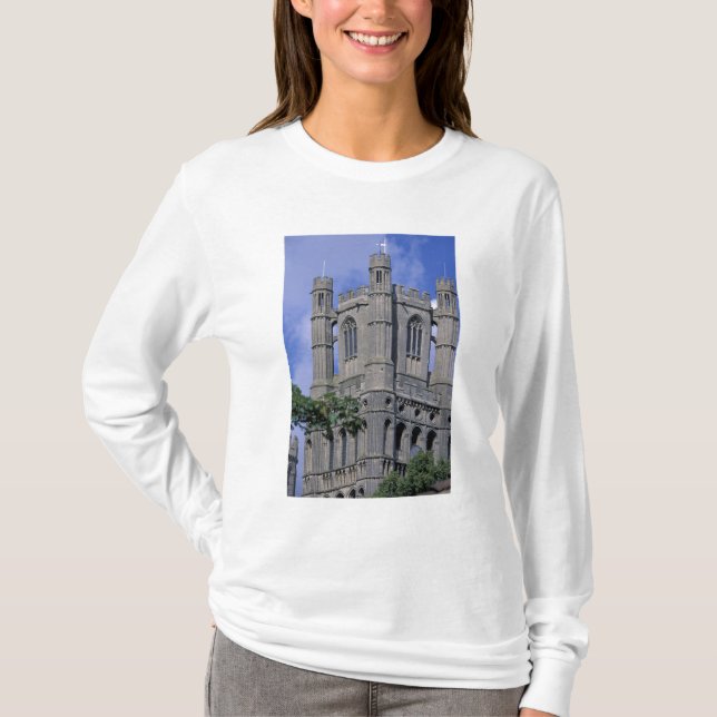 T-shirt Europe, Angleterre, Cambridgeshire, Ely. Ely 2 (Devant)