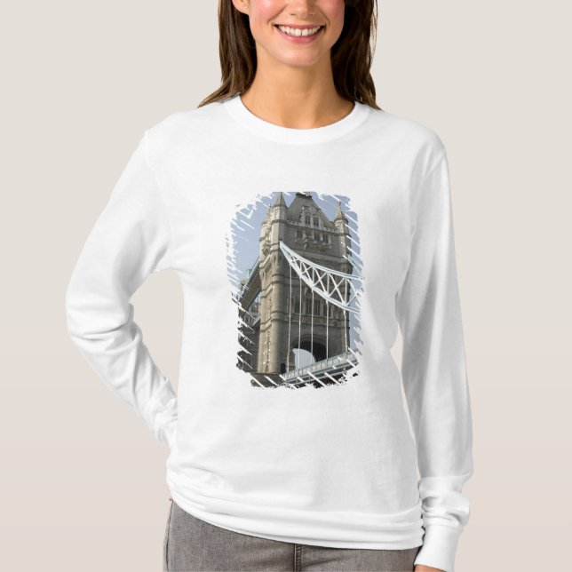 T-shirt Europe, Angleterre, Londres. Pont Tour sur (Devant)