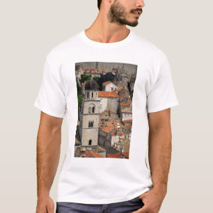 T-shirt Europe, Croatie. Ville médiévale fortifiée de