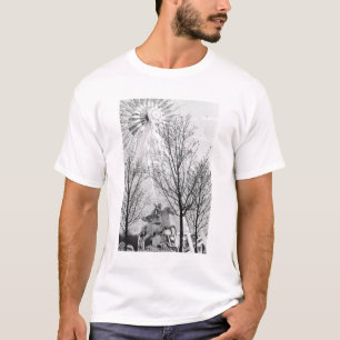 T-shirt Europe, France, Paris. Statue et grande roue,
