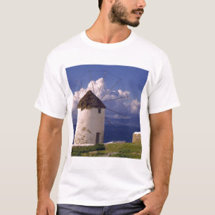 T-shirt Europe, Grèce, Mykonos. Un blanc saisissant