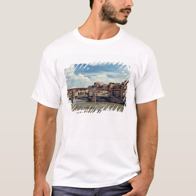 T-shirt Europe, Italie, Florence. Le Ponte Vecchio (Devant)