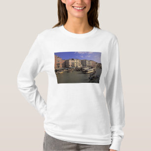T-shirt Europe, Italie, Venise, Circulation de bateaux par