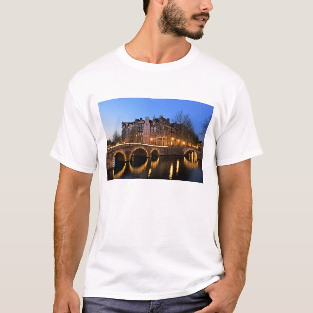 T-shirt Europe, Pays-Bas, Hollande, Amsterdam, (Devant)
