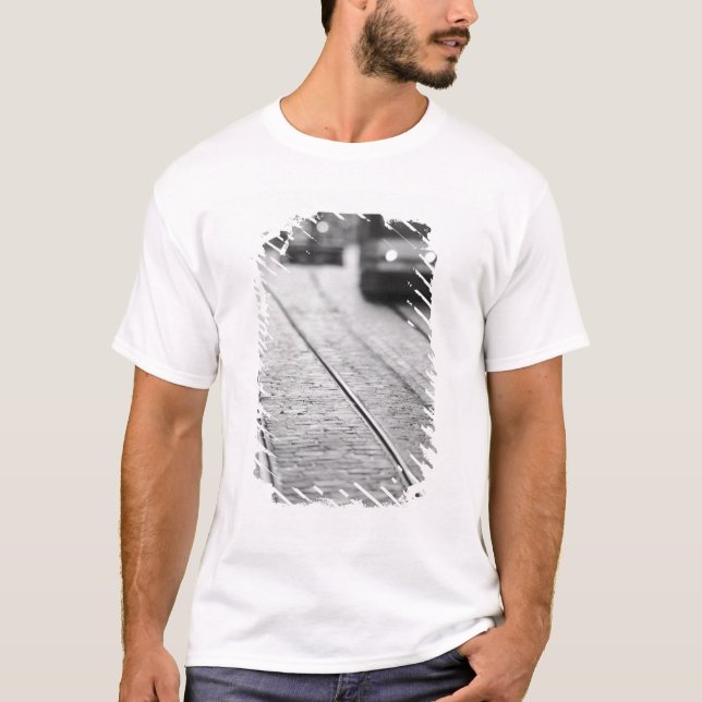 T-shirt Europe, Suisse, Berne. Voies de tramway, (Devant)