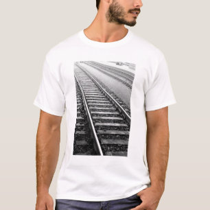 T-shirt Europe, Suisse, Zurich. Voies ferrées