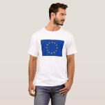 T-shirt European Union EU Flag<br><div class="desc">Blue flag with yellow stars. Drapeau officiel de l'Union européenne. Great EU était empoisonné et merchandise.</div>