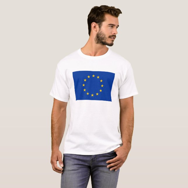 T-shirt European Union EU Flag (Devant entier)