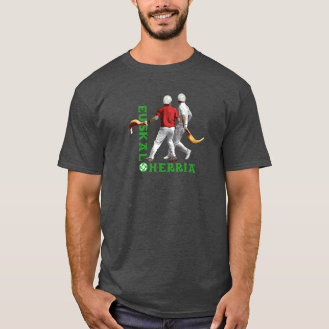T-shirt Euskal Herria : Jai alai Basque (jai-alai) de (Devant)