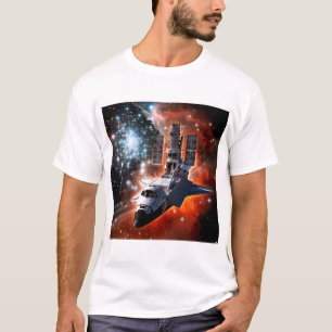 T-shirt Euvre d'art de la navette spatiale Atlantis et du