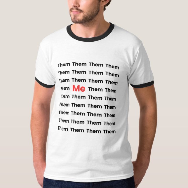 T-shirt Eux et moi  (Devant)