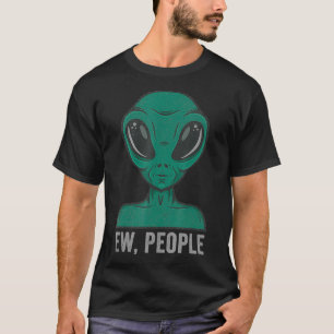T-shirt Ev People Alien Funny OVNI Vintage Retro Alien