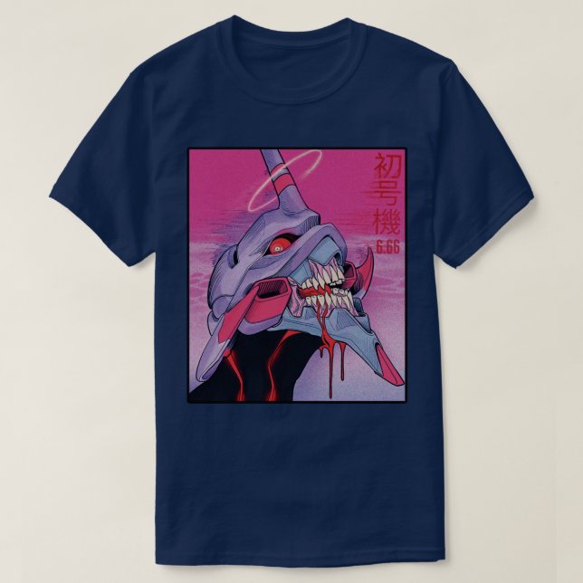 T-shirt EVA Neon Genèse Evangelion (Design devant)
