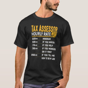 T-shirt Évaluateur fiscal Taux horaire Surveillant fiscal