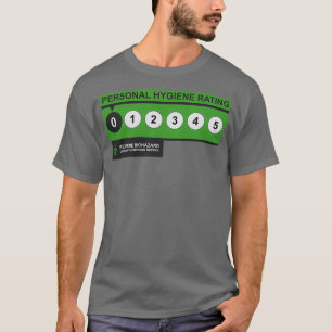 T-shirt Évaluation de l'hygiène ZÉRO
