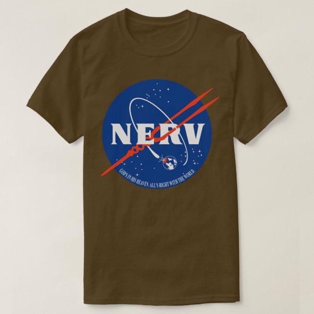 T-shirt Evangelion NERV 2 (Design devant)