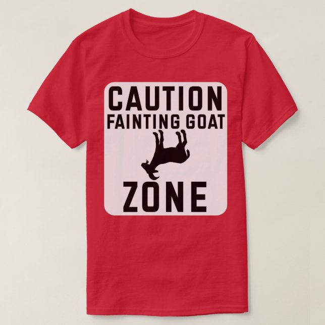 T-shirt Évangile Chèvre Attention Évangile Zone de chèvre  (Design devant)
