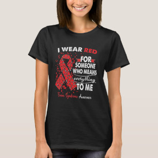 T-shirt Evans Connaissance du syndrome Guerrier Soutien Su