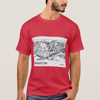 T-shirt Evanston Illinois Surdimensionné 2