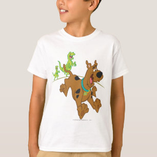T-shirt Évasion de dinosaure de Scooby-Doo