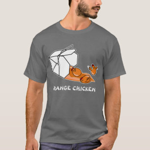 T-shirt Évasion orange de poulet