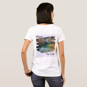 T-shirt Évasion paisible dans la nature et la faune au bor