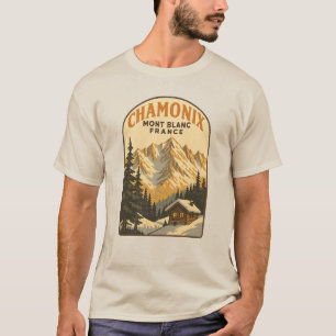 T-shirt Évasion Rétro à Chamonix Mont Blanc